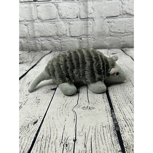 Aurora Armadillo Mini Flopsie Gray #31247 Stuffed Animal 10" Plush Toy 2021 - Picture 5 of 10